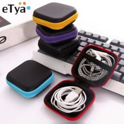 Cute Kids Mini Coin Purse Zipper Wallet Women Ladies Men Travel Earphone Key USB Cable SD Card Holder Bag Case