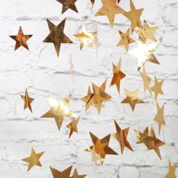 13ft Gold Twinkle Little Star Party Garlands Glitter Hanging Moon Stars Decorations Kids Birthday Baby Shower Ramadan EID Party