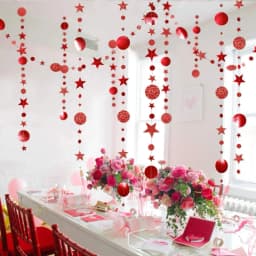 13ft Gold Twinkle Little Star Party Garlands Glitter Hanging Moon Stars Decorations Kids Birthday Baby Shower Ramadan EID Party