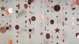 13ft Gold Twinkle Little Star Party Garlands Glitter Hanging Moon Stars Decorations Kids Birthday Baby Shower Ramadan EID Party
