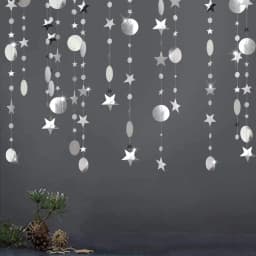 13ft Gold Twinkle Little Star Party Garlands Glitter Hanging Moon Stars Decorations Kids Birthday Baby Shower Ramadan EID Party