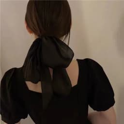 Long Women Hair Scarf Fashion Hair Bands Chic Silk Red Bag Ribbon Scarf Warps Girl Bow Scunchie Headband Hair Tie New Headdress