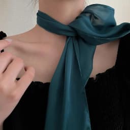 Long Women Hair Scarf Fashion Hair Bands Chic Silk Red Bag Ribbon Scarf Warps Girl Bow Scunchie Headband Hair Tie New Headdress