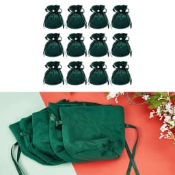 12Pcs Soft Velvet Pouches with Drawstrings Wedding gifts Bags Party Candy sachets Jewelry Favors Packing Sack Pouches Hand gift