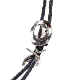 Western Cowboy Double Gun Hat Bolo Tie Riding Fashion Accessories Metal Bolo Tie