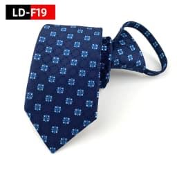 Zipper Tie Bowtie Wedding Classic Floral Striped Paisley Necktie For Men Women Zipper Pre-tied Black 7cm Tie For Gift Cravat