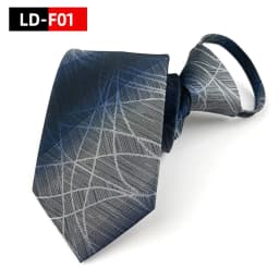 Zipper Tie Bowtie Wedding Classic Floral Striped Paisley Necktie For Men Women Zipper Pre-tied Black 7cm Tie For Gift Cravat