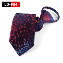 Zipper Tie Bowtie Wedding Classic Floral Striped Paisley Necktie For Men Women Zipper Pre-tied Black 7cm Tie For Gift Cravat