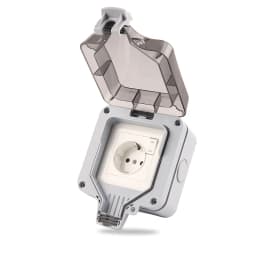 IP66 EU Standard Germany Waterproof Outdoor Wall Socket With Switch Power Socket For Home GardenOutlet Grounded 16A 250V