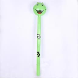 PVC Children's Inflatable Animal Head Long Stick Cow Rabbit Tiger Giraffe Avatar Balloon