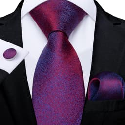 Pruple Red Blue Solid Men's Ties 8cm Wide Neck Tie For Wedding Party Men Accessories Pocket Square Cufflinks Brooch Pin