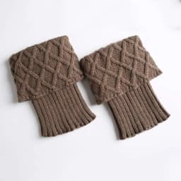 Women's Knitted Leg Warmer Winter Short Leg Warmers Boot Cuffs Fashion Thermal Ladies Legging Foot Warmer