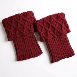 Women's Knitted Leg Warmer Winter Short Leg Warmers Boot Cuffs Fashion Thermal Ladies Legging Foot Warmer