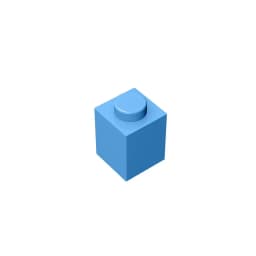 Gobricks GDS-531 Brick 1 x 1 compatible with lego 3005 30071 pieces of children's toys Building Blocks Technical