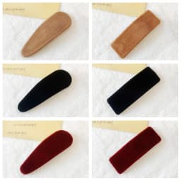 Autumn Winter New Fashion Geometric Temperament Golden Velvet Large Hairpin Barrettes for Women Girls Hair Accessories Headwe