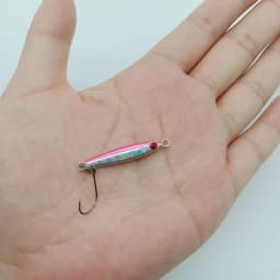 DUODUOYU 1PCS Mini  Metal Jig Spoon Fishing Lure 3g/5g  Fish Small Fish With Single Hook Sea Bass Fishing Lure
