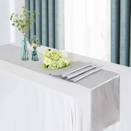 12x108 Inch Satin Wedding Table Runners for Wedding Banquet Table Decorations Bright Silk Smooth Spring Party Chair Sashes Bows