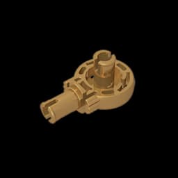 Gobricks GDS-1091 Technical Rotation Joint Ball Loop with Two Perpendicular Pins with Friction compatible with lego 47455