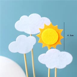 Woodland Animal Theme Cupcake Toppers Hedgehog Swing Cake Topper Figure Doll Kids Baby Shower Birthday Gift Woodland Party Decor