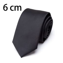 New Mens Tie 8cm 7cm 6cm Classic Black Slim Ties for Men Accessories Neckties Wedding Party Formal Dress Casual Solid Gifts Tie