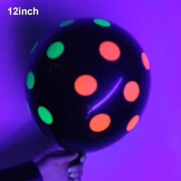 4.4meter Neon Paper Birthday Pennant Banner Hanging Decors for Birthday Glow Party Wedding Decorations Black Light Reactive UV