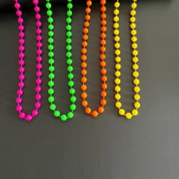4.4meter Neon Paper Birthday Pennant Banner Hanging Decors for Birthday Glow Party Wedding Decorations Black Light Reactive UV