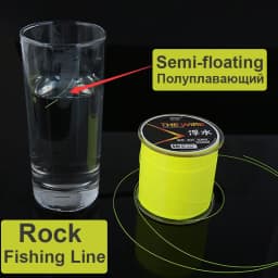 500m Semi Floating Rock Fishing Line High Quality Wear Resistant Nylon Line Resistance Equipment For Lure Sea Fishing