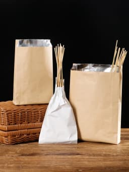 25 Pcs High Quality Kraft Paper Bag Paper Bags Takeout Food Bags Oil Proof French Fries Fried Chicken Bread Hamburger Burrito