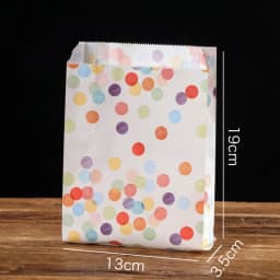 25 Pcs High Quality Kraft Paper Bag Paper Bags Takeout Food Bags Oil Proof French Fries Fried Chicken Bread Hamburger Burrito