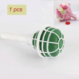 Bridal Wedding Festival Flower Decor Bouquet Foam Holder Handle Base Bedroom Decor DIY Gift Gadgets Fashion Party Supplies