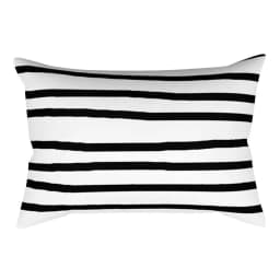 Black White Stripe Geometry Rectangular Hug Pillowcase Cushion Cover 30x50 Cm Home Decor Bedroom Living Room Stylish Design