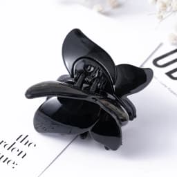 Black Plastic Butterfly Hair Clip Crab Ponytail Hair Claws Women Barrettes Solid Color Fashion Hair Hair Accessories Headwear