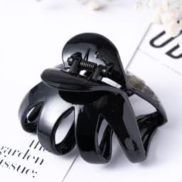 Black Plastic Butterfly Hair Clip Crab Ponytail Hair Claws Women Barrettes Solid Color Fashion Hair Hair Accessories Headwear