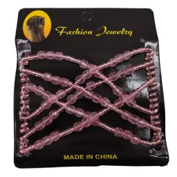 Magic Hair Comb DIY Retro Metal woman Hair Accessories Pearl Elastic Beaded Claw Hairpin Hairstyle Ponytail Hair Headwear Tool