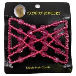 Magic Hair Comb DIY Retro Metal woman Hair Accessories Pearl Elastic Beaded Claw Hairpin Hairstyle Ponytail Hair Headwear Tool
