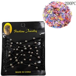 Magic Hair Comb DIY Retro Metal woman Hair Accessories Pearl Elastic Beaded Claw Hairpin Hairstyle Ponytail Hair Headwear Tool