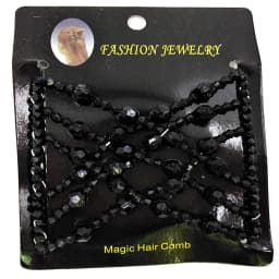 Magic Hair Comb DIY Retro Metal woman Hair Accessories Pearl Elastic Beaded Claw Hairpin Hairstyle Ponytail Hair Headwear Tool