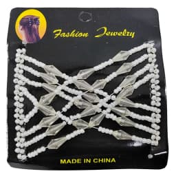 Magic Hair Comb DIY Retro Metal woman Hair Accessories Pearl Elastic Beaded Claw Hairpin Hairstyle Ponytail Hair Headwear Tool