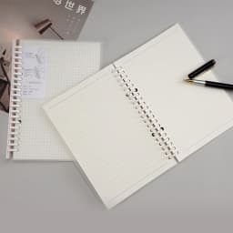 Transparent Cover Notebook Inner Core Planner Binder Notepad Diary School Supplies Office Stationery