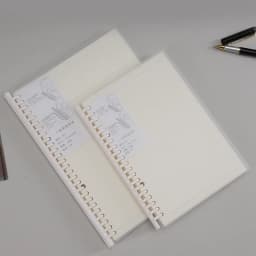 Transparent Cover Notebook Inner Core Planner Binder Notepad Diary School Supplies Office Stationery