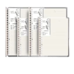 Transparent Cover Notebook Inner Core Planner Binder Notepad Diary School Supplies Office Stationery