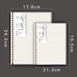 Transparent Cover Notebook Inner Core Planner Binder Notepad Diary School Supplies Office Stationery