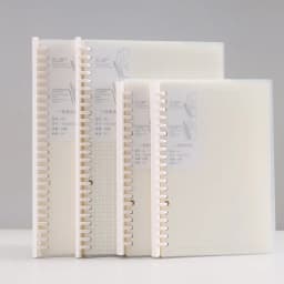 Transparent Cover Notebook Inner Core Planner Binder Notepad Diary School Supplies Office Stationery
