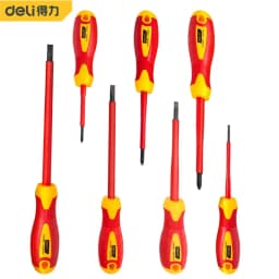 1 Pcs Insulated Screwdriver Electrician Dedicated Magnetic Precision Screwdriver High Voltage 1000V Slotted Phillips Hand Tools