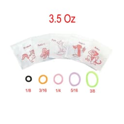5000pcs/Box Dental Elastics Rubber Bands Zoo Pack Ligature Ties 3.5/ 6.5Oz Orthodontic Materials