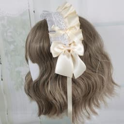 Anime Maid Lovely Sweet Headband Lolita Maid Lace Flower Headwear Cosplay Hair Hoop Hand Made for Girls Gift Hair Accessory
