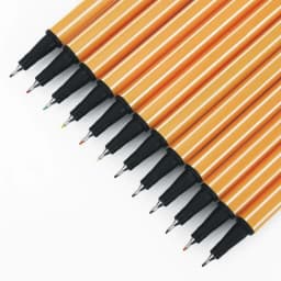12 Colors Fineliner Set Drawing Pen 0.4mm Fine Point Markers Liner Pens Sketching Liners Markers Art Supplies School Pens