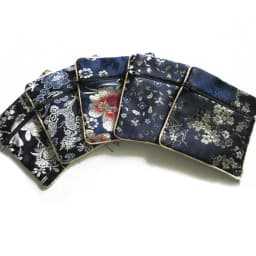 10 Pcs/Lot Brand New Mixed Color Small Flower Silk Tassel Square Coin Pouch China Zipper Coin Purse Jewelry Bag