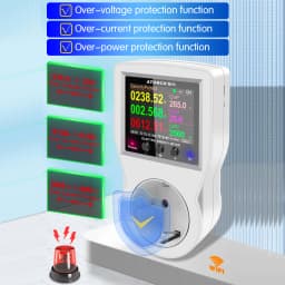 WIFI Smart Socket Digital Wattmeter 220V Power Meter Electricity Consumption EU/FR/US/UK/AU Plug Kilowatt Wattage Energy Meter