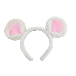 DXAE Soft Bear Ears Headbands Plush Mouse Ears Hair Hoop for Washing Face Cartoon Animal Hairbands Halloween Costume